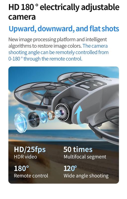 K200 MAX 8K HD Drone 5KM FPV Transmission With Optical Flow Positioning Obstacle Avoidance for Professional Aerial Photography | Fugo Best