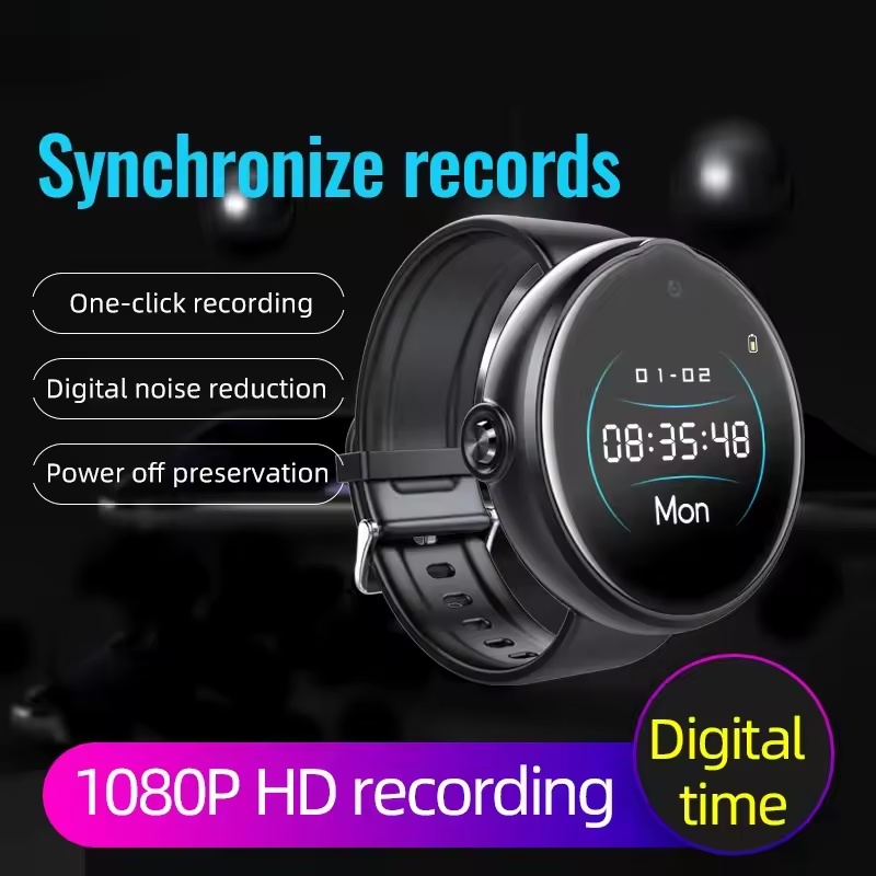 1080P HD 3in1 Mini Cam Sports Watch Camera Wearable Camera Portable Sports DV Bracelet Camera Voice Recorder Hidden TF Card | Fugo Best