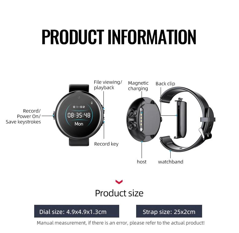 1080P HD 3in1 Mini Cam Sports Watch Camera Wearable Camera Portable Sports DV Bracelet Camera Voice Recorder Hidden TF Card | Fugo Best