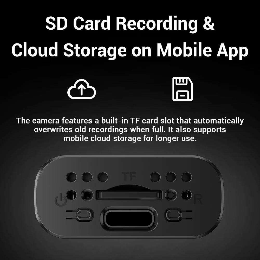 5MP Mini WIFI Camera HD Built-in Battery Human Tracking IP Remote Monitoring Camcorders IR Night Vision Body Cam Protable Cam | Fugo Best