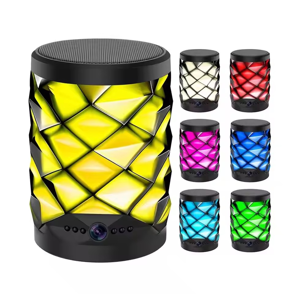 1080P HD Mini WiFi Camera Bluetooth Speaker Camera Bidirectional Intercom Night Vision Motion Detection Home Security Monitoring | Fugo Best