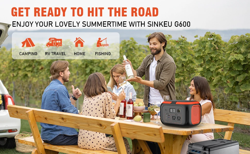 600W/300W/200W/120W Portable Power Station,110V AC Outlets Solar Generator Storage Energy Power Bank For Camping Travel RV Home | Fugo Best