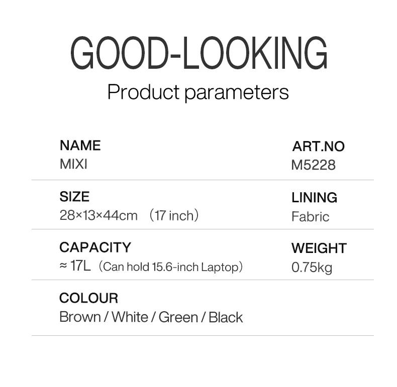 Mixi 16 Laptop Backpack Women Men Waterproof Lightweight Casual Weekender Travel Bags College Students Rucksack 17 Inch White | Fugo Best