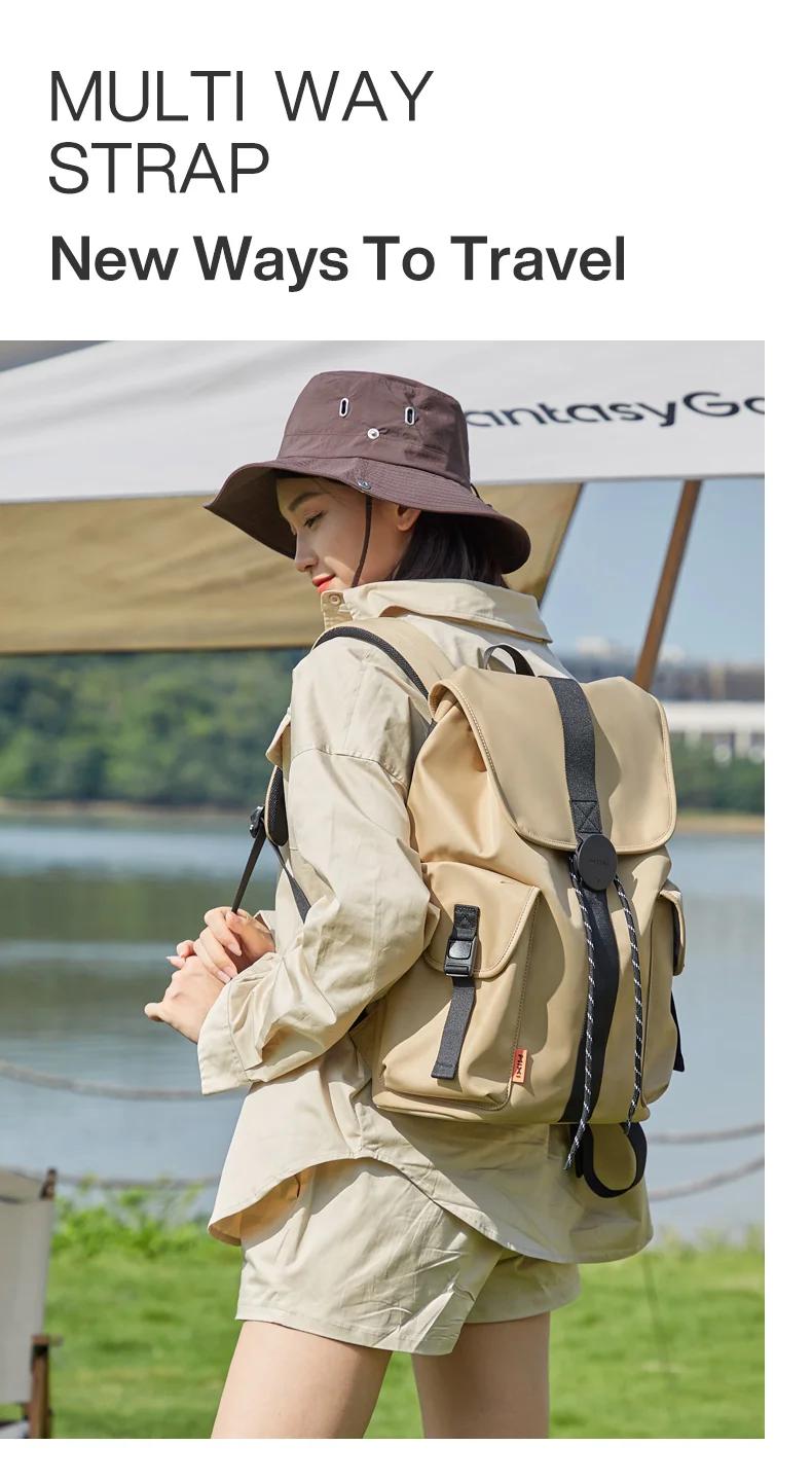 Mixi 16 Laptop Backpack Women Men Waterproof Lightweight Casual Weekender Travel Bags College Students Rucksack 17 Inch White | Fugo Best