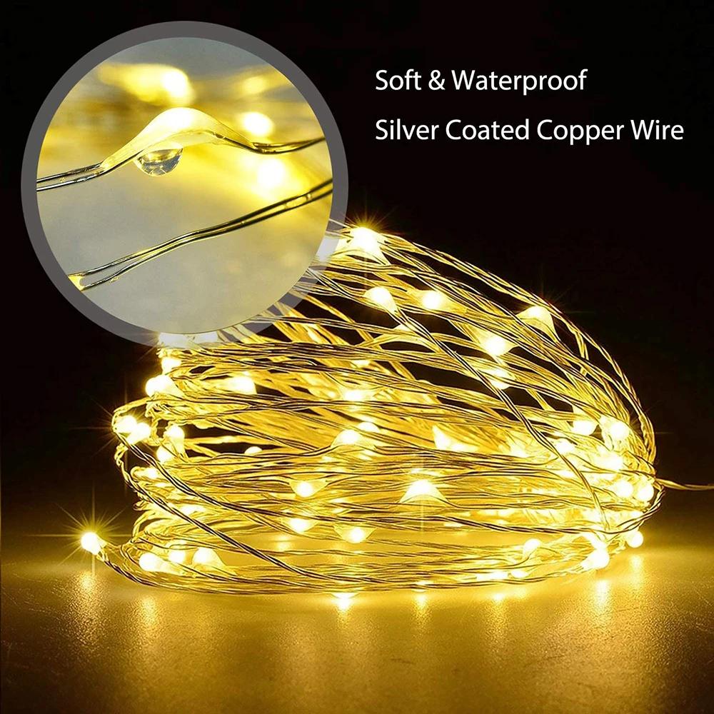 50M 100M LED Fairy String Lights Outdoor Waterproof Copper Wire Bendable for Home Garden Party Wedding Christmas Decoration | Fugo Best