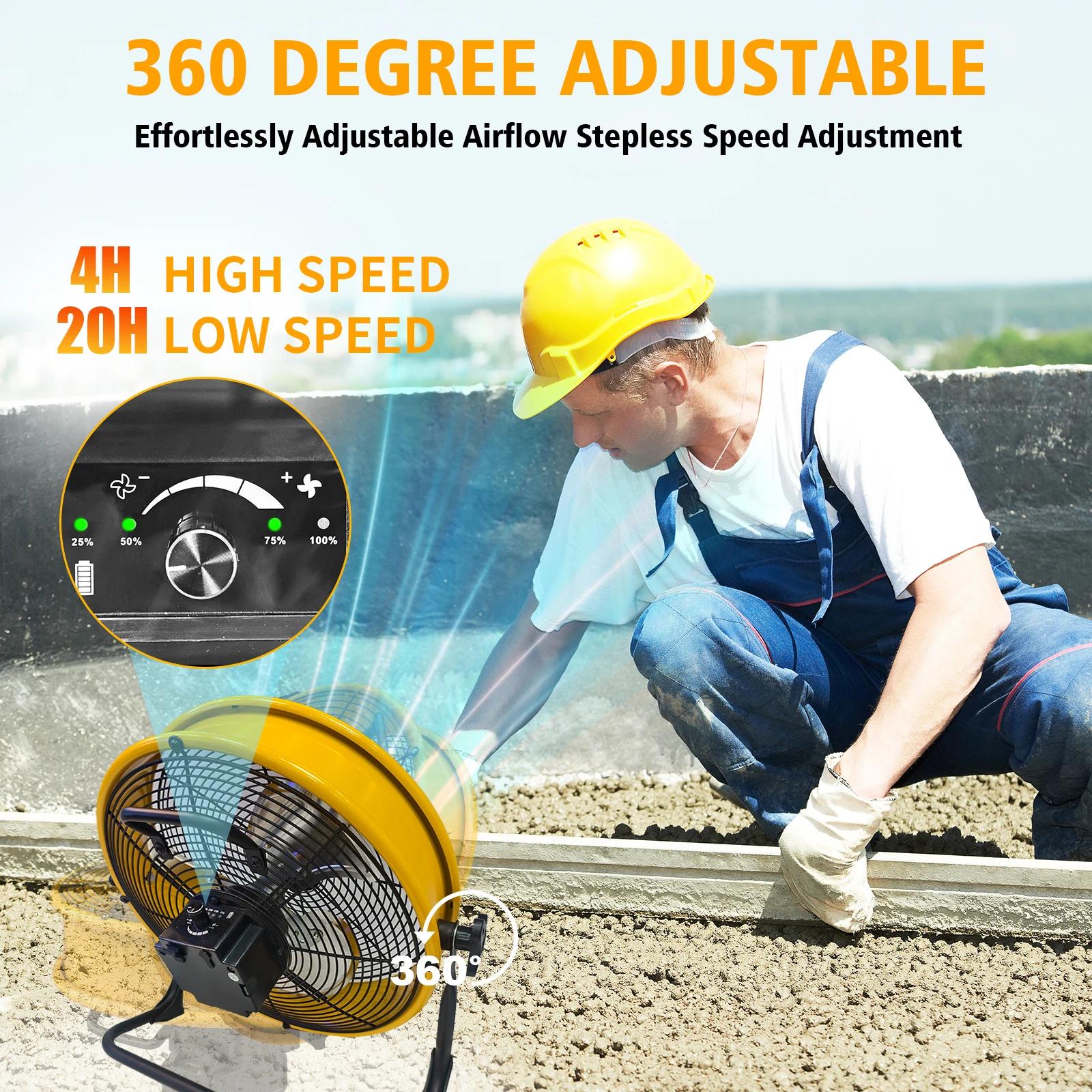 12 Inch Portable Rechargeable Table Fan with Solar Panel Powered and AC Charger Dual Input for Household, Camping, Fishing | Fugo Best