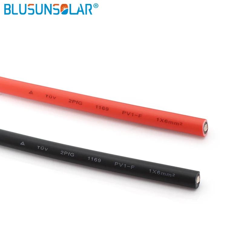 Solar Cable Photovoltaic Wire 1500V 12/10 AWG 4mm2 6mm2 Cable Tinned Copper XLPE Jacket for PV Panels | Fugo Best