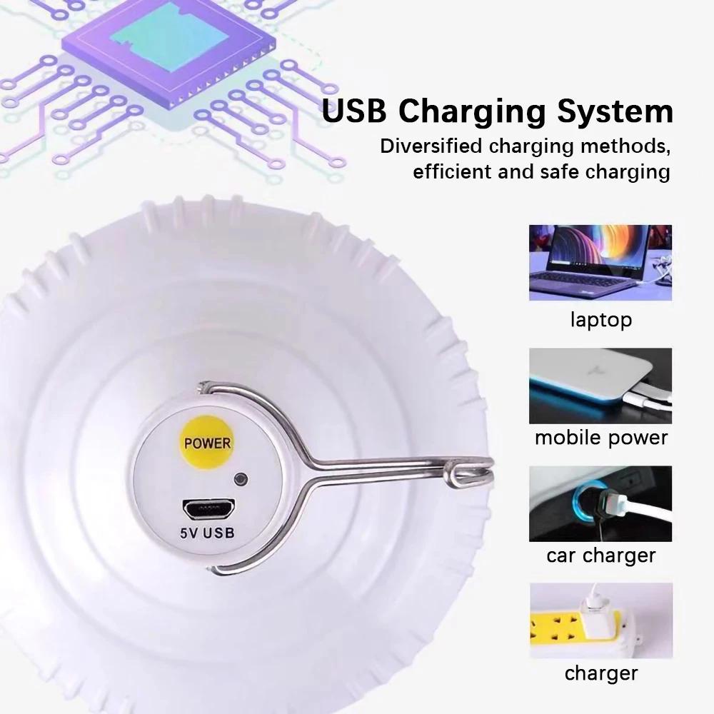 Portable Camping Lights Rechargeable lamp Led Light Lantern Emergency Bulb High Power Tents Lighting Flashlight Equipment Bulb | Fugo Best