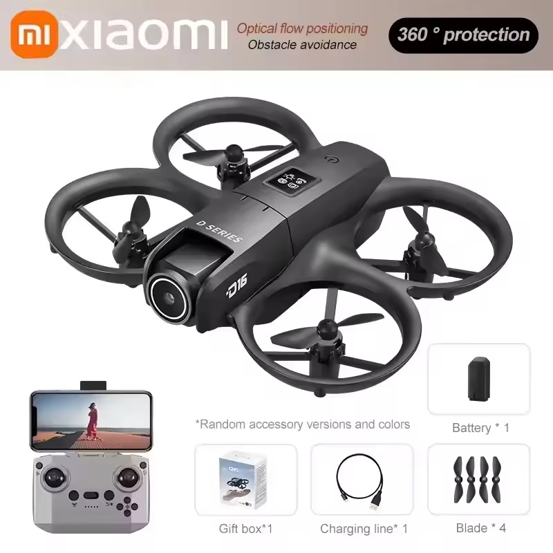 Xiaomi D16 Mini Drone 8K HD Dual Camera Profesional 180ç°ž Electric Adjustable GPS Positioning Obstacle avoidance Bushless UAV | Fugo Best