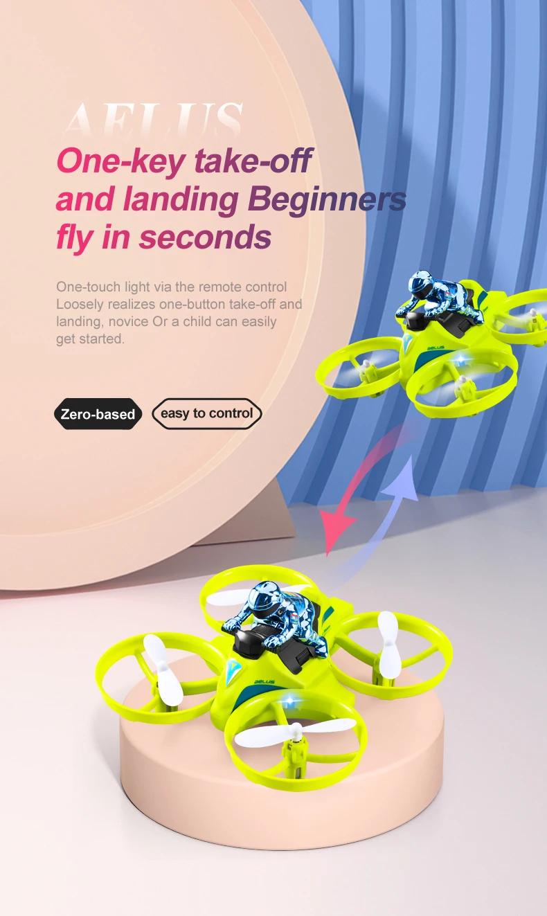 4DRC Mini RC Drone Altitude Hold Headless Mode 3 in 1 Sea Land Air Flight 2.4G Remote Control Quadcopter Boat RC Helicopter Toys | Fugo Best