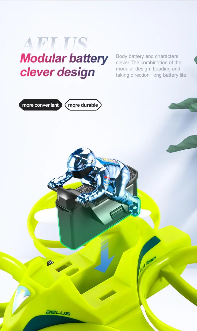 4DRC Mini RC Drone Altitude Hold Headless Mode 3 in 1 Sea Land Air Flight 2.4G Remote Control Quadcopter Boat RC Helicopter Toys | Fugo Best