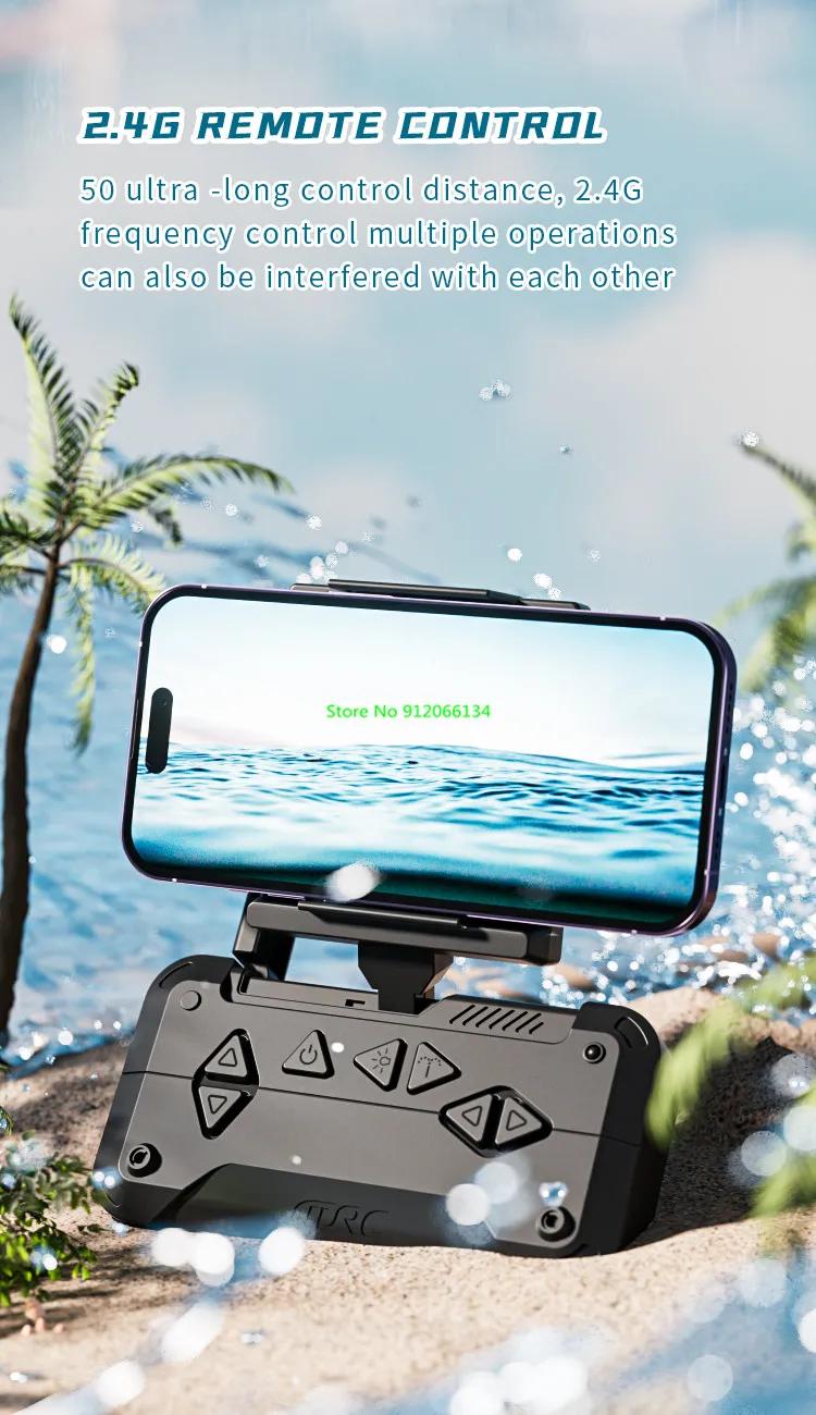 Simulated Waterproof HD Camera WIFI FPV RC Shark Boat 2.4G LED Lighting Swing Off Water Sensing Remote Control Boat Shark Animal | Fugo Best