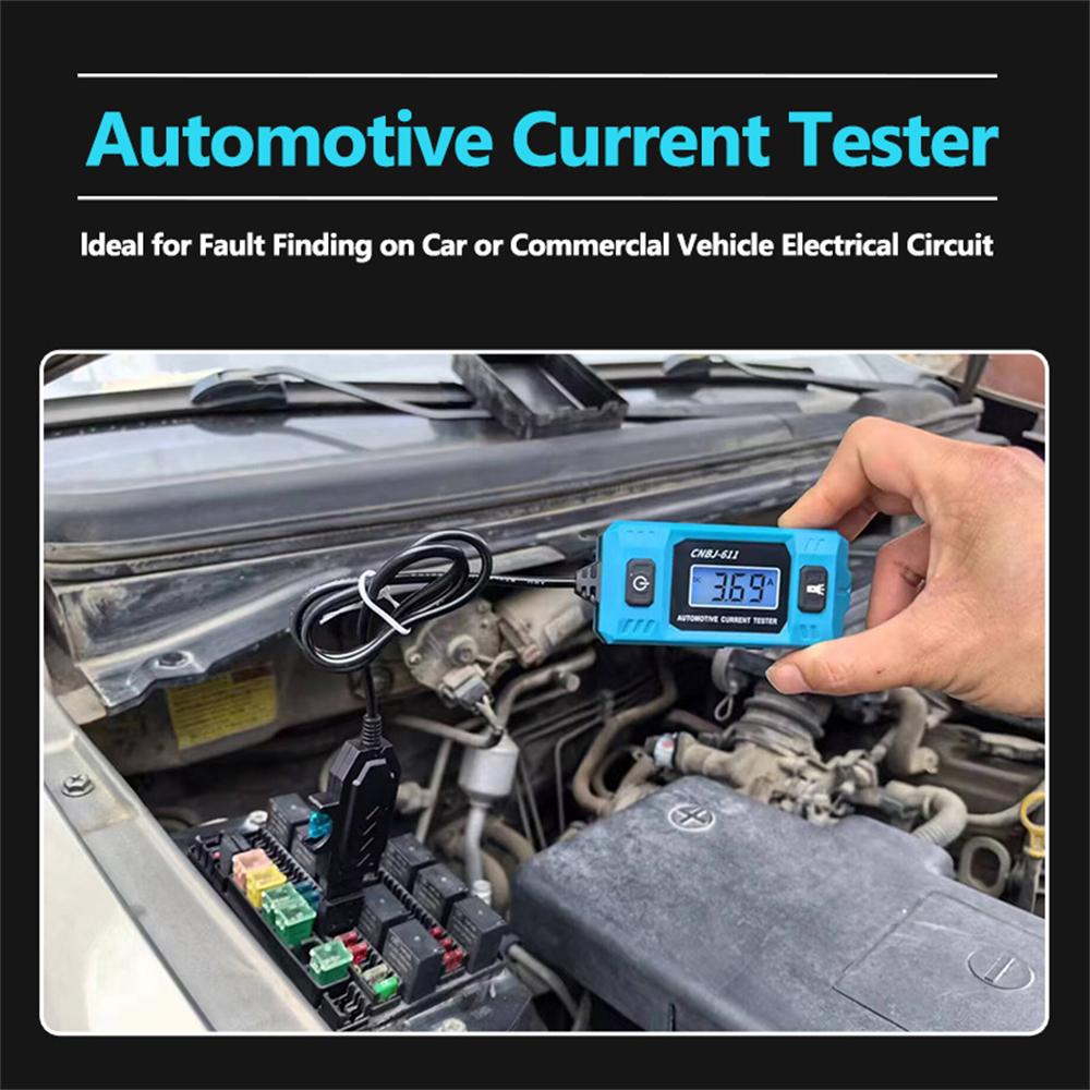Automotive Circuit Fault Probe Tester 12V LCD screen Car Current Tester,20A/DC 48V Car Relay Fuse Blade Checker Diagnostic Tools | Fugo Best