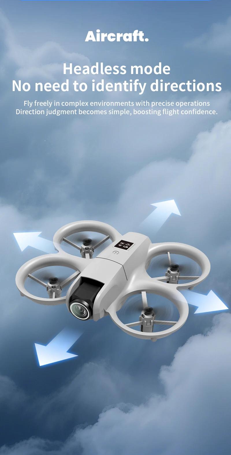  New H135 Mini Drone WIFI FPV Hover Professional 4K Camera Pocket Coloful Lights Dron Rc Plane Foldable Quadcopter RC Toys Gifts | Fugo Best