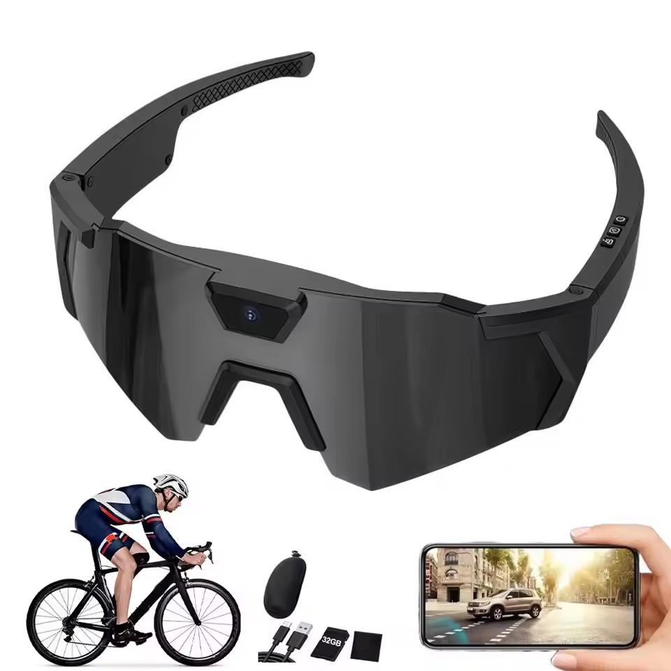  NEW HD Video Glasses Action Camera Sunglasses Smart Glasses Sports Glasses Outdoor Bicycle Motorcycle Driver Recorder Walk Cam | Fugo Best