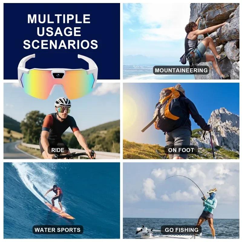  NEW HD Video Glasses Action Camera Sunglasses Smart Glasses Sports Glasses Outdoor Bicycle Motorcycle Driver Recorder Walk Cam | Fugo Best