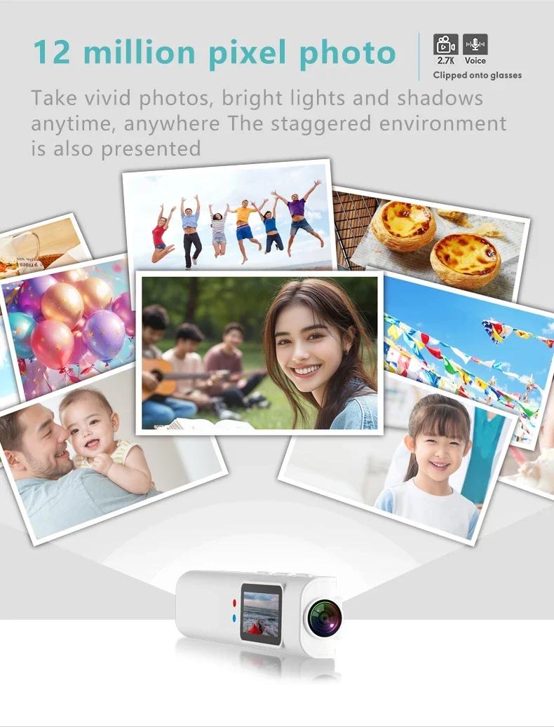 2026 FPV Eyeglasses 4K Video Shooting Micro-camera HD WiFi Intelligent Headset Glasses Video&Sound Recording WiFi APP | Fugo Best