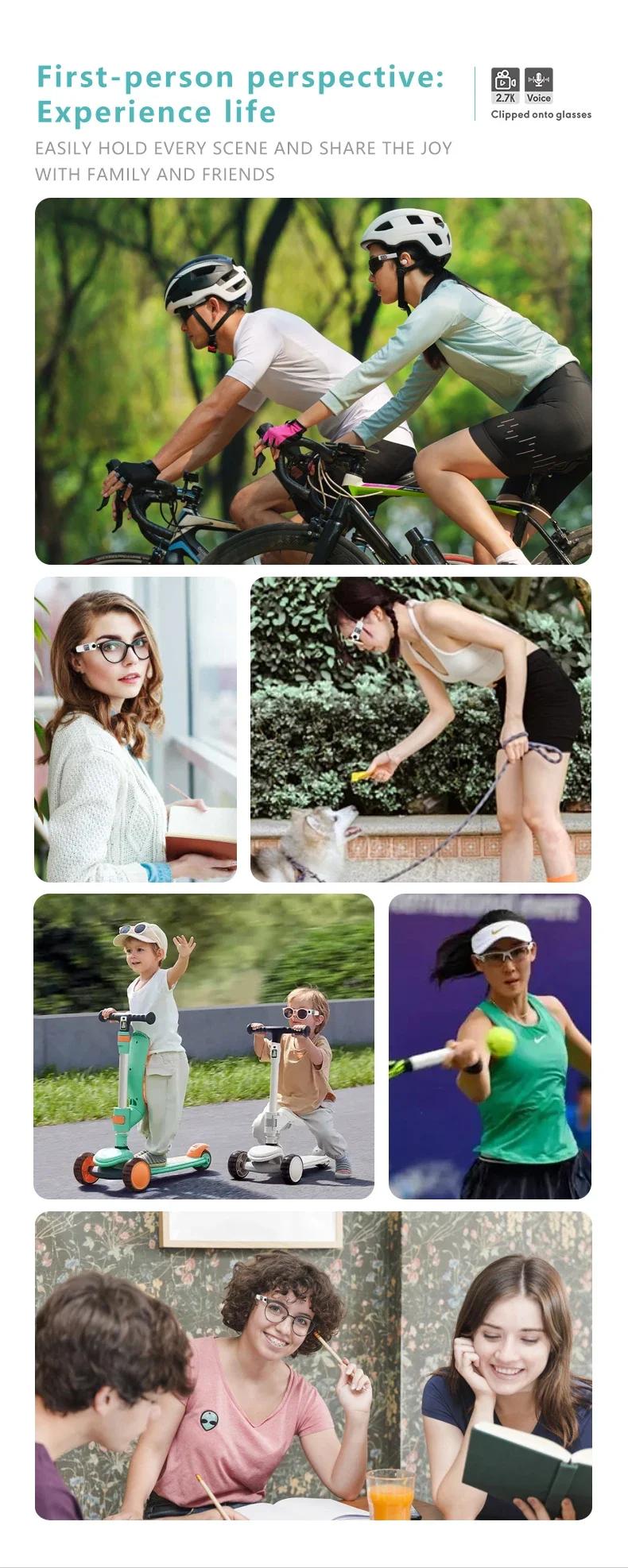 2026 FPV Eyeglasses 4K Video Shooting Micro-camera HD WiFi Intelligent Headset Glasses Video&Sound Recording WiFi APP | Fugo Best