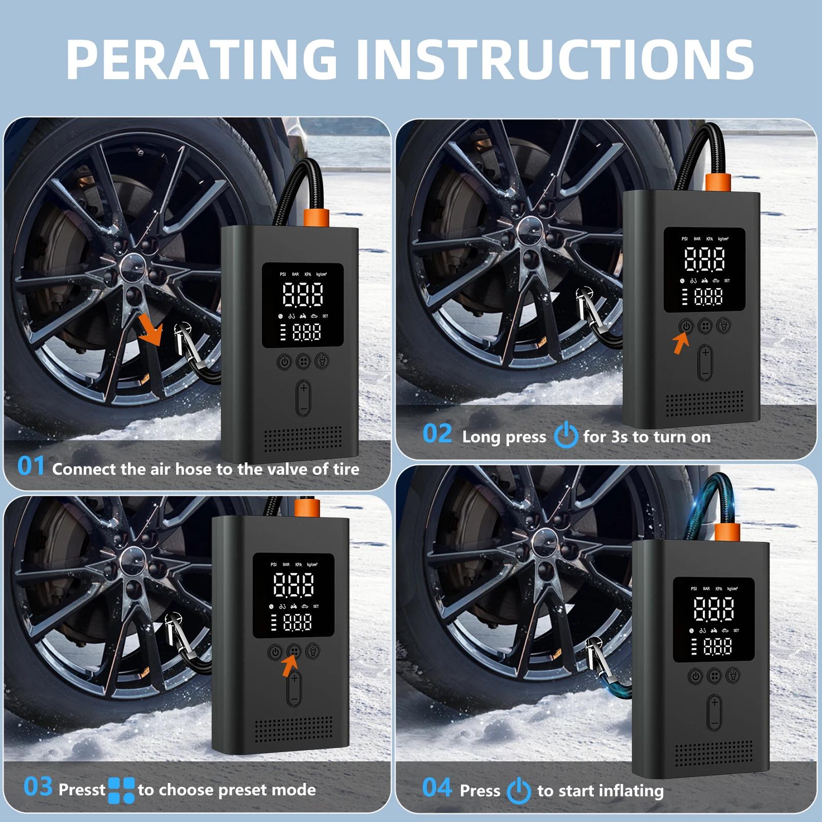 1500A Jump Starter Q9L with Air Compressor 150PSI Digital Tire Inflator Car Charger Booster Starting(9.0 Gas/6.5L Diesel) | Fugo Best