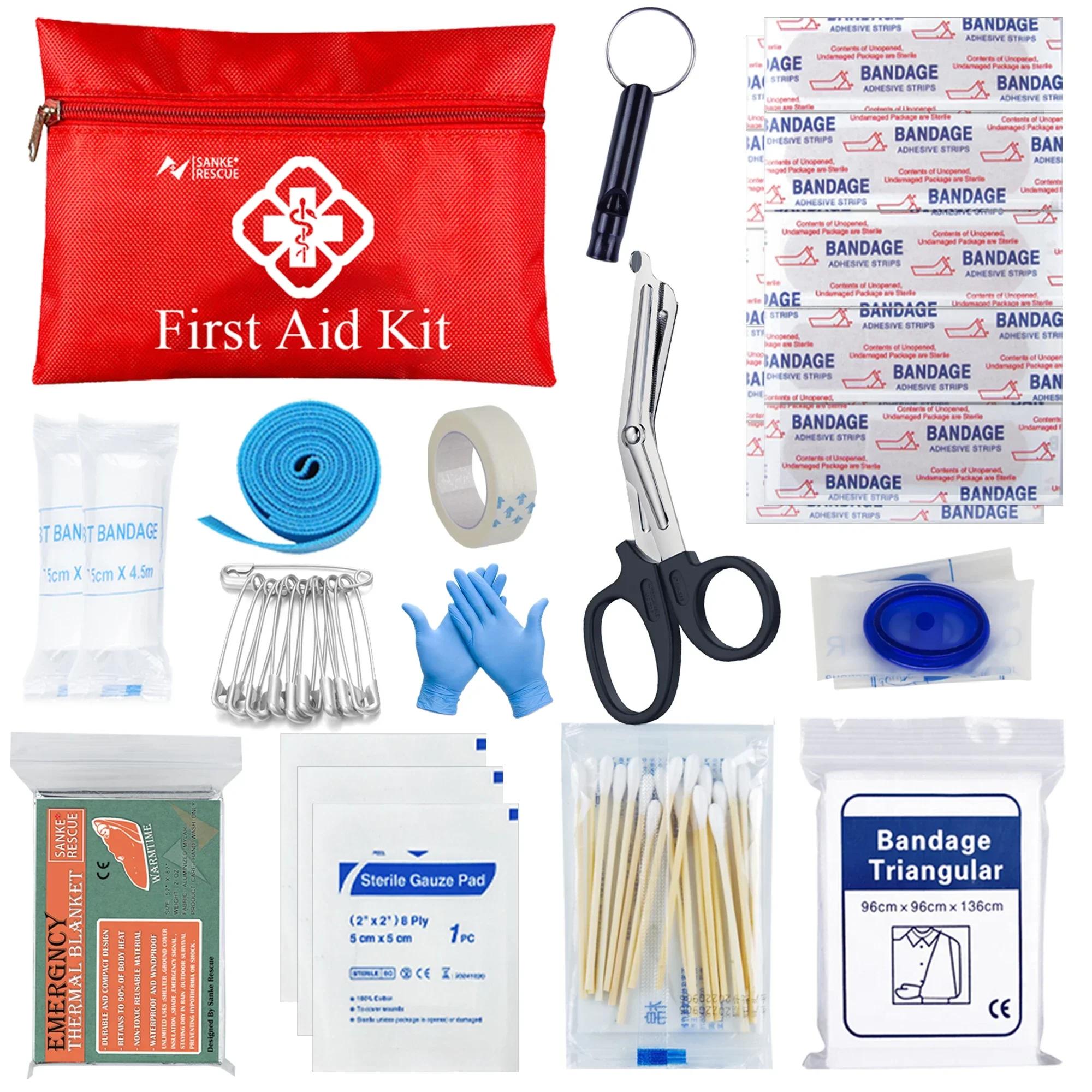 Survival First Aid Kit Survival Full Set Molle Outdoor Gear Emergency Kits Trauma Bag Camping Hiking IFAK Adventures Bag | Fugo Best