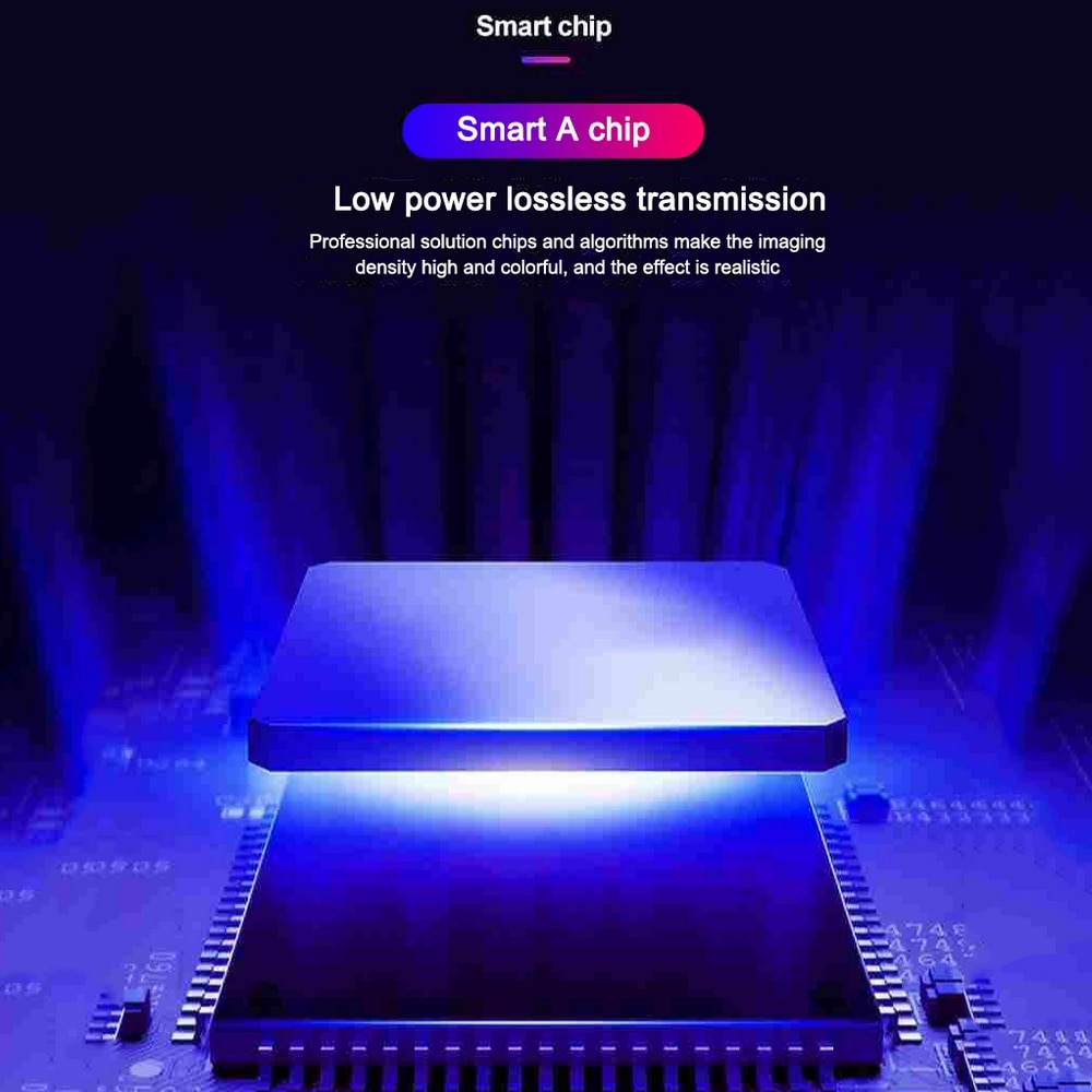 Wifi 3D Hologram Projector Fan 638 LED Holographic Imaging Lamp Player 3D Remote Advertising Display Projector Light With 16G TF | Fugo Best