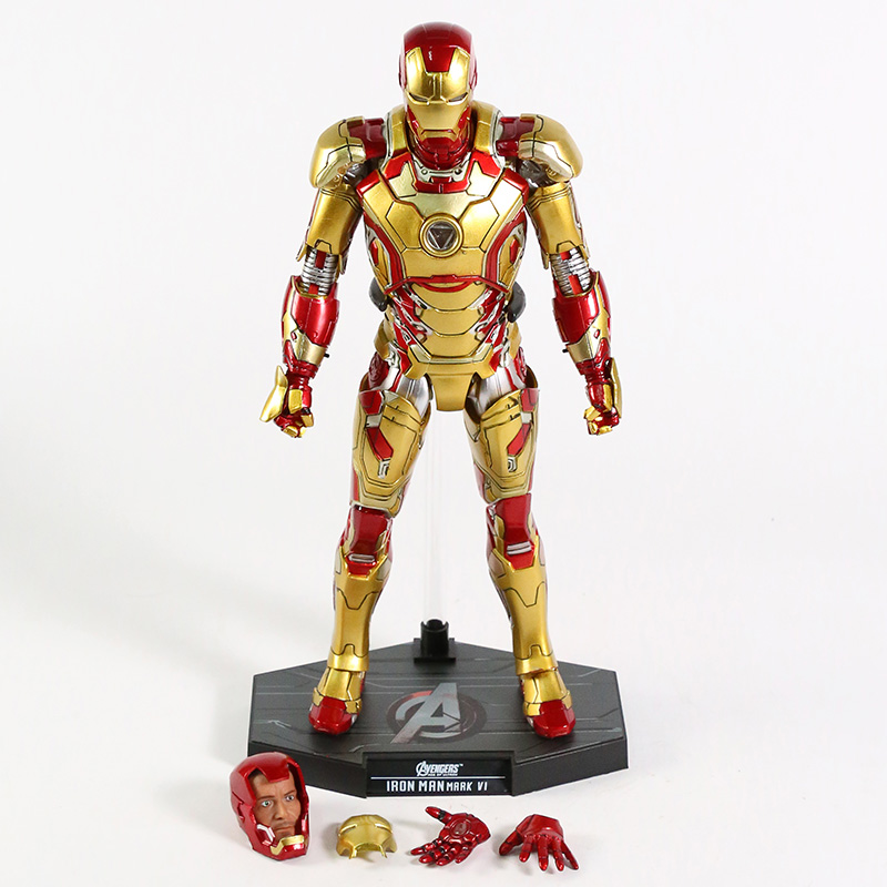 Hot Toys Iron Man Mark XLII MK 42 XLIII 43 with LED Light 1/6 Scale PVC Figure Collectible Model Toy | Fugo Best