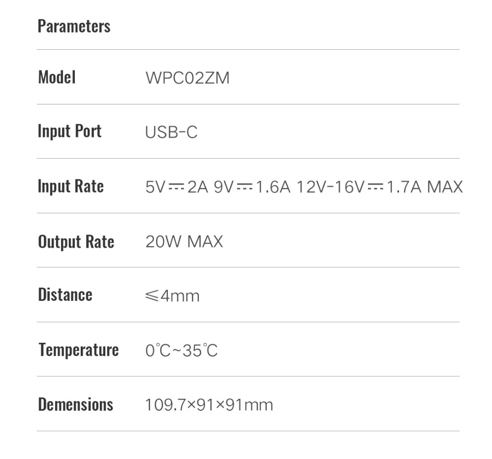 Xiaomi Wireless Charger 20W Max Qi Fast Wireless Charging Stand Horizontal for Mi 9 Pro (20W) MIX 2S Samsung S10 S20 | Fugo Best