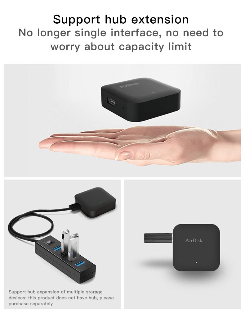 AirDisk NAS Q1 mobile hard disk box home network storage server cloud storage private cloud local area network | Fugo Best