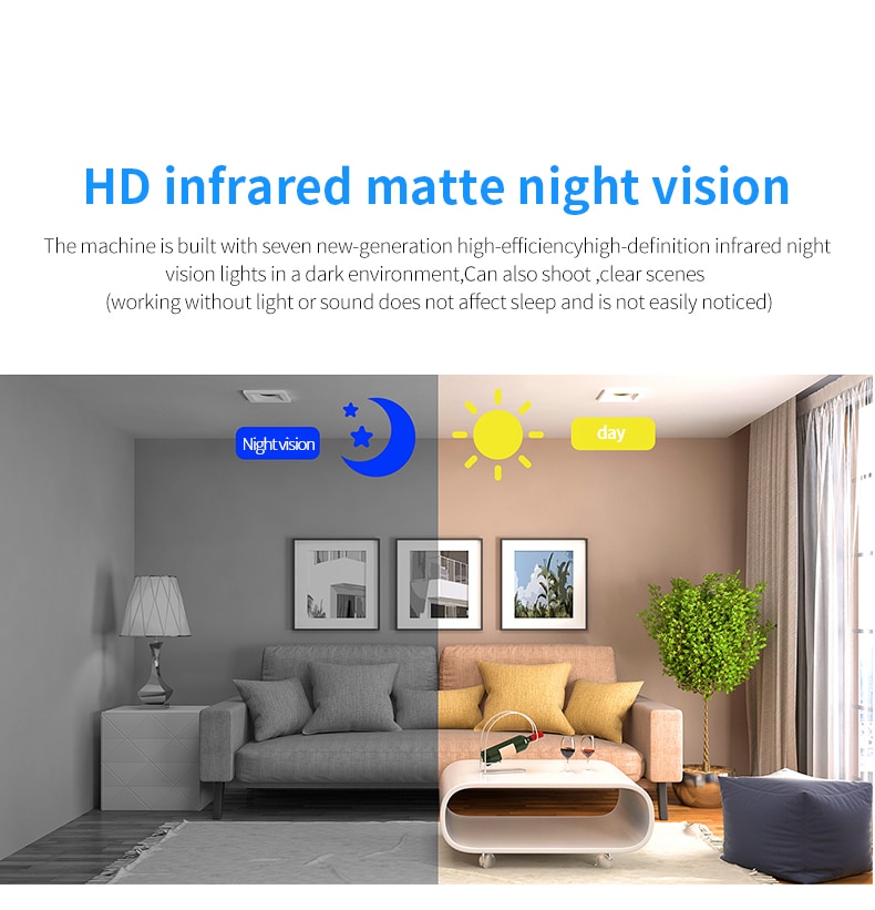 HD 1080P Wifi Camera Home Security Camcorder Night Vision Micro Secret Cam Motion Detection Video Cam Voice Recorder P2P Car DVR | Fugo Best