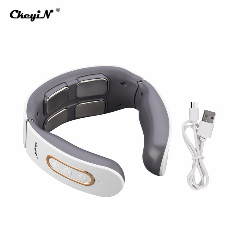 Neck Massager 4D Pulse Massagerb Heated 6 Modes 9 Strength Levels Tissue Trigger Point Massage Home Office Use | Fugo Best