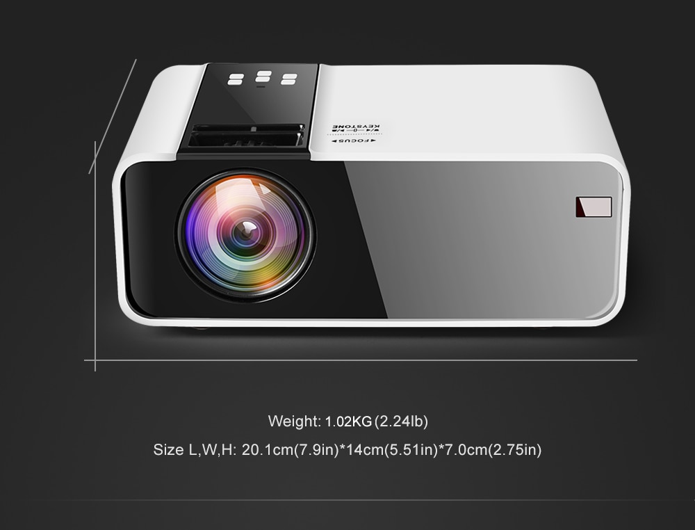 ThundeaL HD Mini Projector TD90 Native 1280 x 720P LED Android WiFi Projector Video Home Cinema 3D Smart Movie Game Proyector | Fugo Best