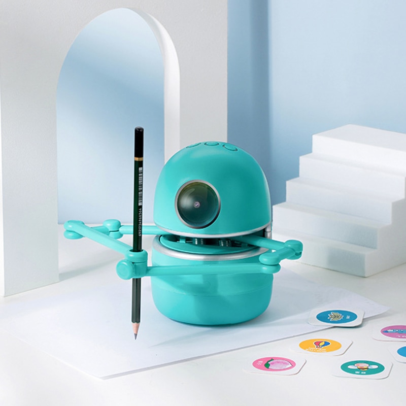 Hot Selling Quincy Magic Q Drawing Robot Kids Educational Toys Student Learning Draw Tools Robot Puzzle Toys kids Birthday Gift | Fugo Best