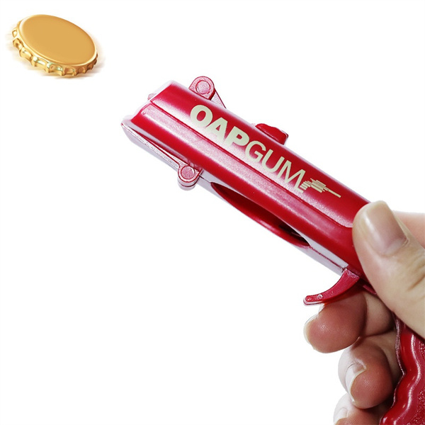 Can Openers Spring Cap Catapult Launcher Gun shape Bar Tool Drink Opening Shooter Beer Bottle Opener Creative Party | Fugo Best