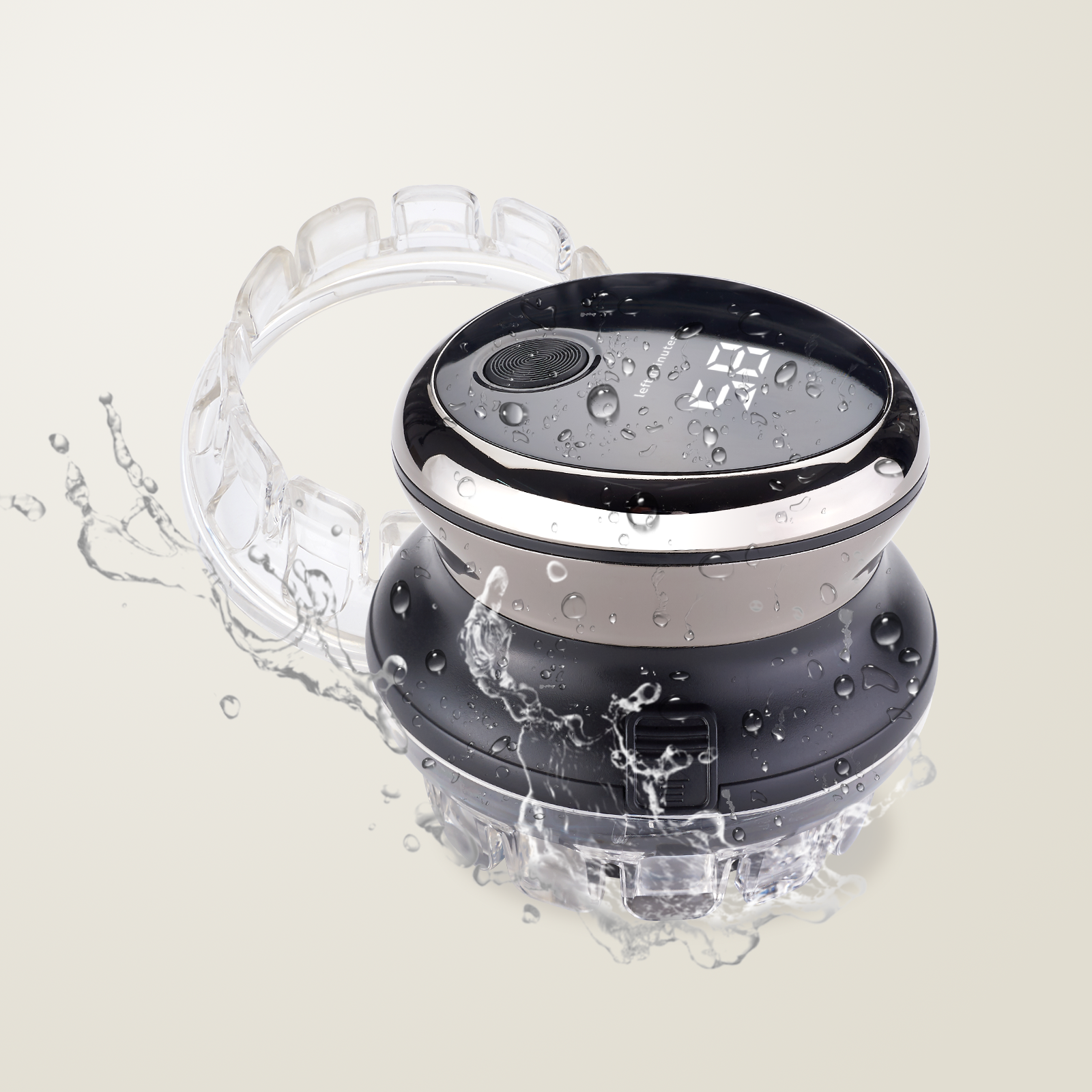 Kemei 887 UFO Electric Even Cut Rotary Hair Trimmer for Men Washable Rechargeable Hair Clipper Machine Home Haircut Kit | Fugo Best