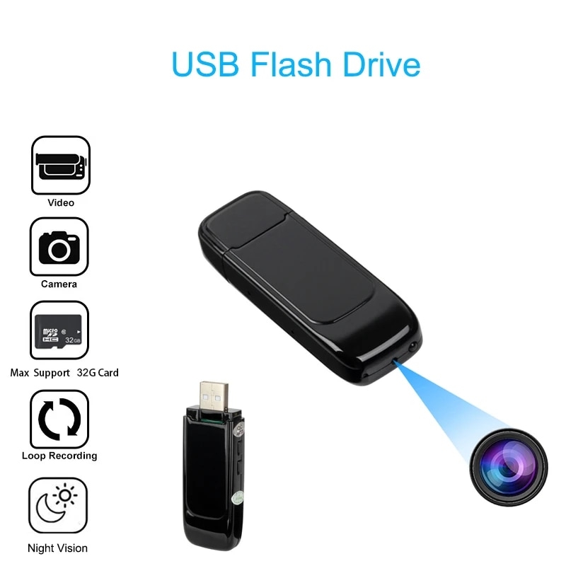 USB Flash Drive Mini Camera DV Take Photos Video Microphone DVR Night Vision Portable USB Card Reader Outdoors Micro Camcorders | Fugo Best