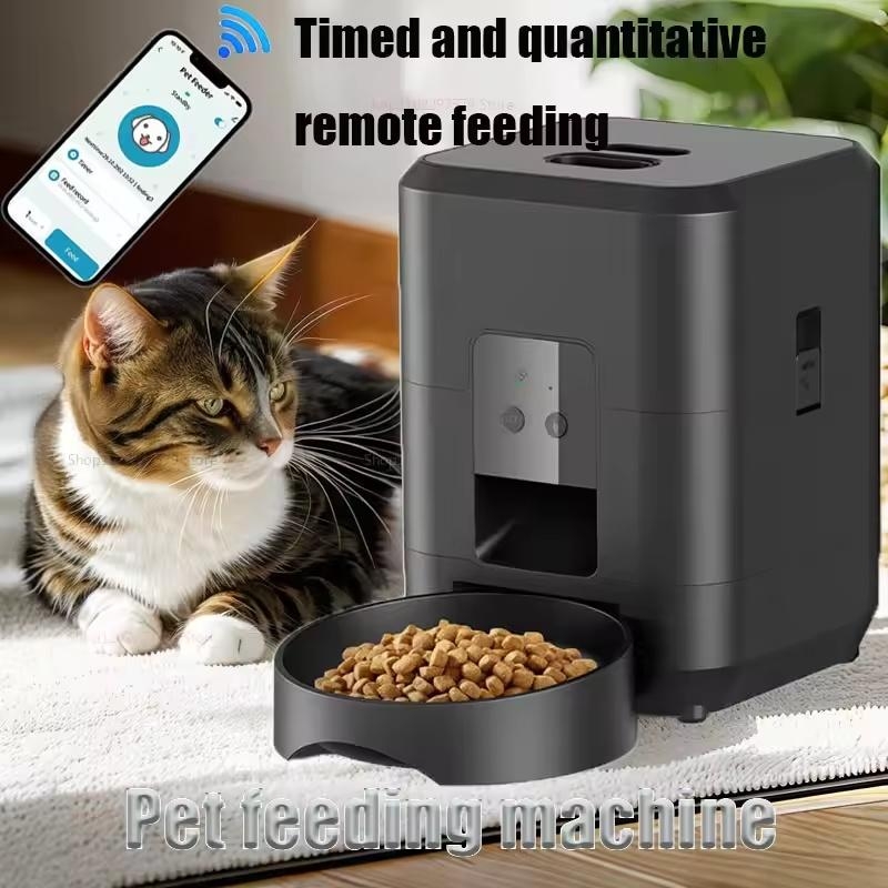 2025 New 2L Pet Feeder Intelligent Automatic Pet Feeder Wifi Application Smart Dry Food Pet Cat Bowl Dog Bowl Home Pet Supplies | Fugo Best