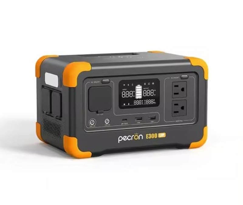 Pecron E300LFP Portable Power Station 600W 288Wh LiFePO4 Battery Solar Generator Power Bank Fast Charging for Home , RV, Camping | Fugo Best