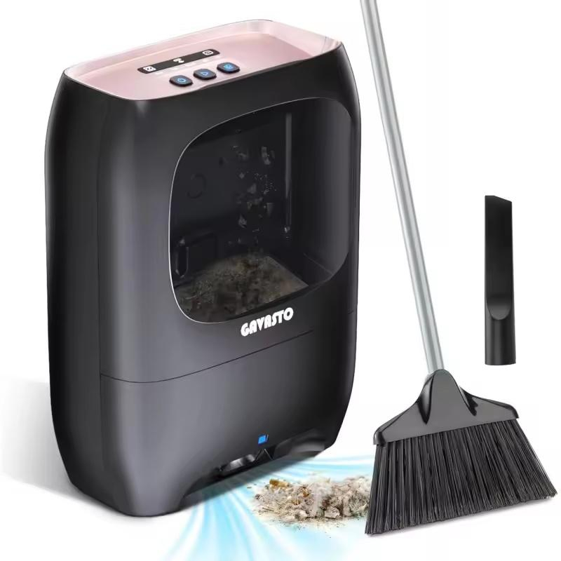Touchless Vacuum Automatic Dustpan - Ultra Powerful-Canister Vacuum Cleaner Trash Can Bagless Automatic Sensors-Include Nozzle | Fugo Best