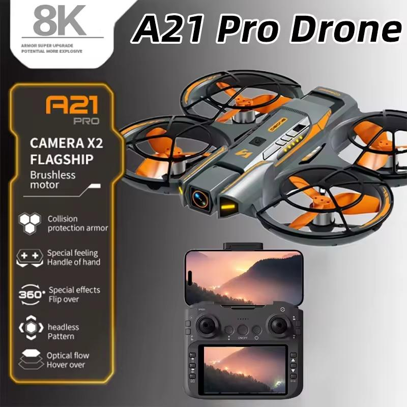 For Xiaomi A21 Pro Drone Professional 8K HD Dual Camera 5G WIFI Brushless Motor 360ç°ž roll Obstacle Avoidance Quadcopter Toy New | Fugo Best