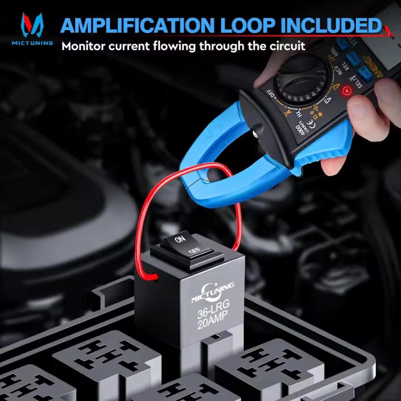 9038A Relay Bypass Switch Kit with Amp Loop, Relay Tester Diagnostic Scan Tool Fuel Pump Relay Bypass Master Switch Kit - 6 Pack | Fugo Best