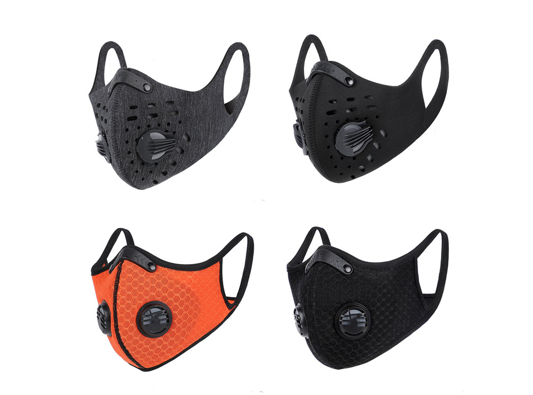 Cycling Face Mask Filter KN95 Anit-fog Breathable Dustproof Bicycle Respirator Sports Protection Dust Mask Coronavirus | Fugo Best