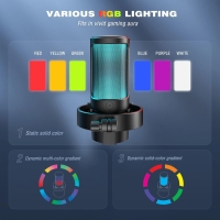 FIFINE USB Microphone for Recording and Streaming on PC and Mac,Headphone Output and Touch-Mute Button,Mic with 3 RGB Modes -A8 | Fugo Best
