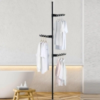 Overhead Coat Rack Floor-To-Ceiling Bedroom Simple Clothes Hanger Telescopic Clothes Rack | Fugo Best