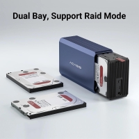 Acasis HDD Case 2.5/3.5 Inch Dual Bay External Hard Drive Enclosure Case HD Array SATA TO USB Hard Disk Array With RAID Function | Fugo Best