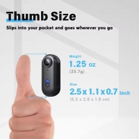 4K HD Mini Vlog Camera with WiFi Wireless Portable Action Body Cam for Sports Travel Photography Pocket Sized Video Recorder | Fugo Best
