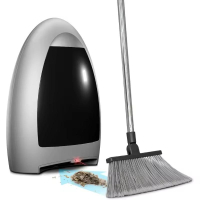 Home Touchless Vacuum Automatic Dustpan - Great for Sweeping Pet Hair Food Dirt Kitchen - Fast & Powerful, Corded Canister | Fugo Best