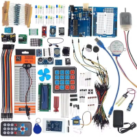 Complete learning Kit for Arduino R3 / Arduino IDE STEM Projects with Servo Cable Electrnoics Starter Kit Development Board | Fugo Best