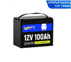  Wattcycle LiFePO4 Battery 12V 100Ah Group 24 Built-in 100A BMS Rechargeable Lithium Iron Phosphate Battery Packs For RV, etc | Fugo Best