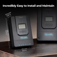  Renogy Rover 40A MPPT Solar Charge Controller, 12V/24V DC, Auto Adjust, LCD, Fits Gel/Sealed/Flooded/Lithium | Fugo Best