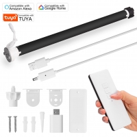 Tuya WiFi Tubular Intelligent Rechargable Curtain Motor for 38mm Tube Intelligent Electric Curtain Motors for Alexa Google | Fugo Best